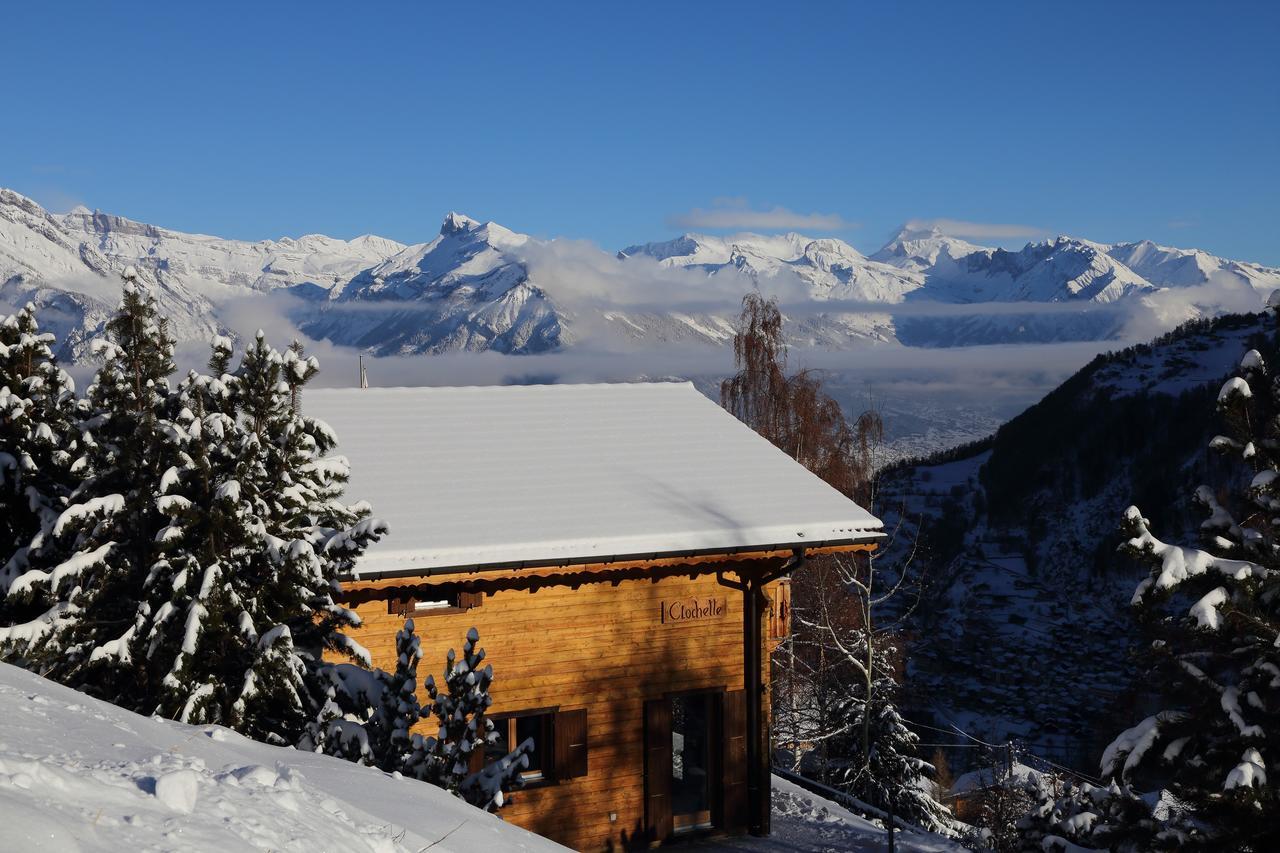Chalet Clochette 4 Valles-Verbier La Tzoumaz Εξωτερικό φωτογραφία